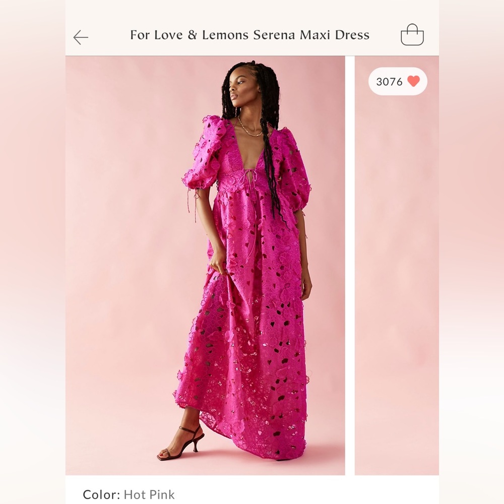 FOR LOVE AND LEMONS Serena Maxi Dress